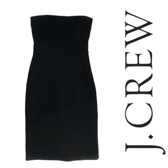 J. Crew Dresses & Skirts - J. Crew black strapless dress size 2